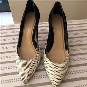 Suede and Leather Loeffler Randall Pumps